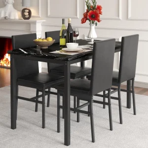 5 Piece Dining Table Set