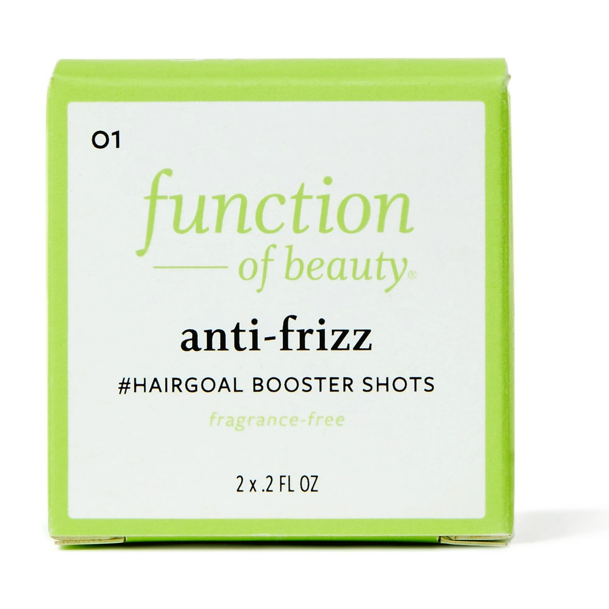 Function of Beauty Anti-Frizz HairGoal Booster with Beetroot Extract, 0.2 fl oz, 2 Pack