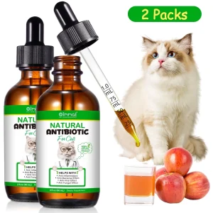 Oimmal Natural Antibiotics for Cats Liquid, Help in Alleviating Inflammatory, Anti-Bacterial | Viral | Fungal