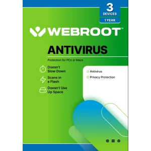 Webroot Antivirus Software for 3 Devices
